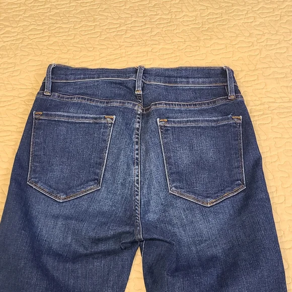 Frame le high skinny zip jeans size 28 - Picture 11 of 13